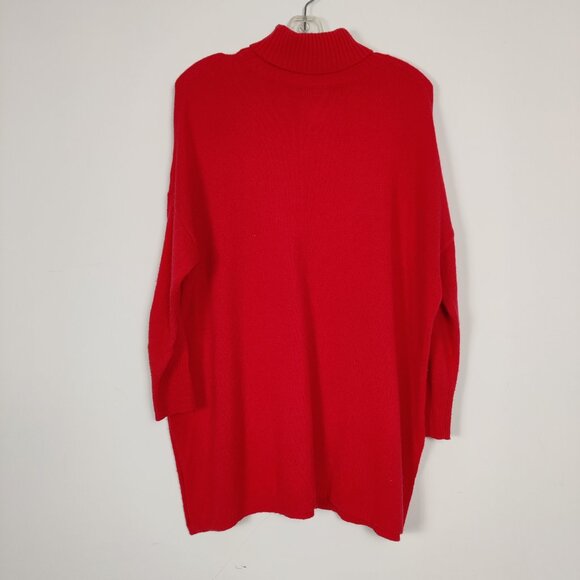 Zaket & Plover Women's Sweater Size S Red Cashmere Wool Cotton Viscose Casual - Picture 3 of 9